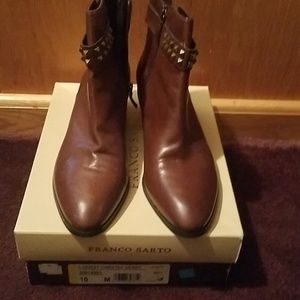 Franco Sarto Leather Booties